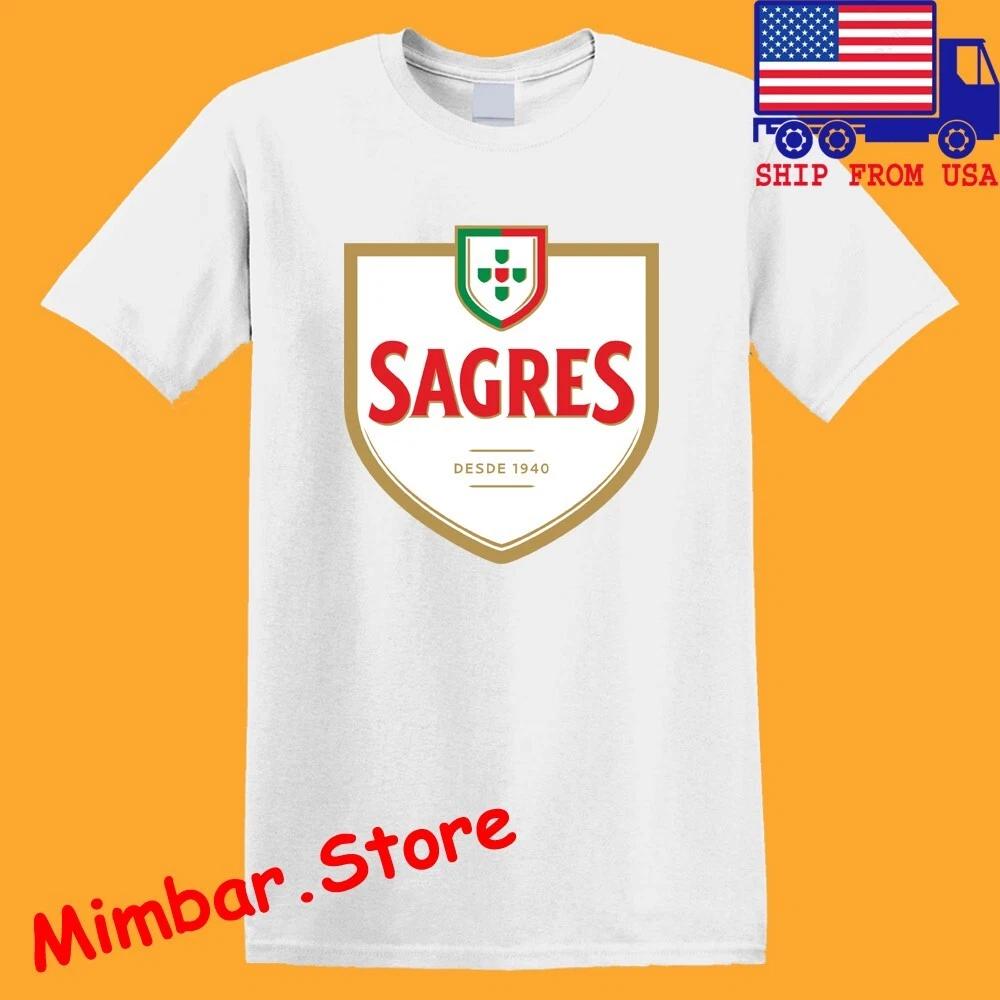 Sagres Cerveja Men s White Size S-5XL L