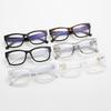 66014 Korean Version Retro Square Men'S And Women'S Glasses Frame 2024 New Xiaohongshu Same Anti-Blue Flat Glasses