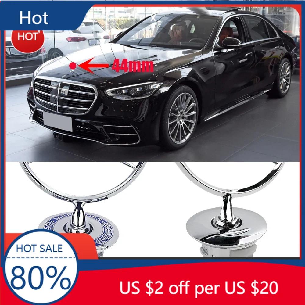 Fzpxb5 2026 Hot Car Sticker 1pcs Mercedes Benz Emblem Star Bonnet Car Hood Front Logo for Mercedes E S Class W204 W211 W205 W212 W203 W
