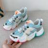 Fashion Casual Colorful Sports Running Hiking Shoes 2025 Spring Summer New Breathable Gradient Dad Shoes Fashion Casual Women's Shoes