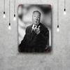 Alfred Hitchcock Decor Vintage Metal Signs Tin Signs Captain Poster Decor for Bar Pub Club Man Cave Wall Decoration