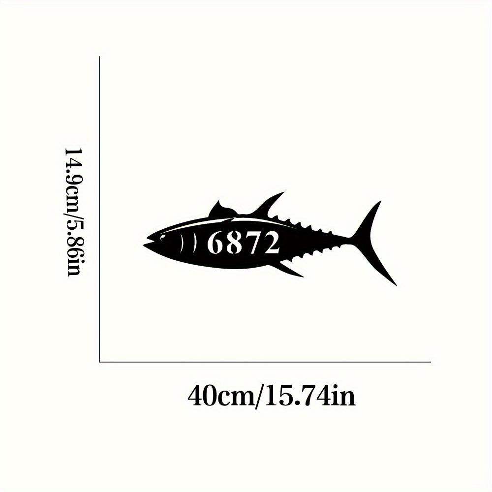 

Metal Fish Wall Art Decor for Living Room Indoor Outdoor Garden Gift
