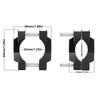 Motorcycle Stent Bracket Bumper Clamp Auxiliary Spotlight Headlight Mount Clip Handle bar Holder 32mm/42mm/54mm