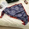 Cashew flower silk scarf new trend bag headscarf headband neck protector scarf scarf small shawl triangle scarf fart curtain