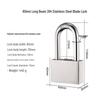 Luodeli 304 Stainless Steel Waterproof Long Shackle Padlock