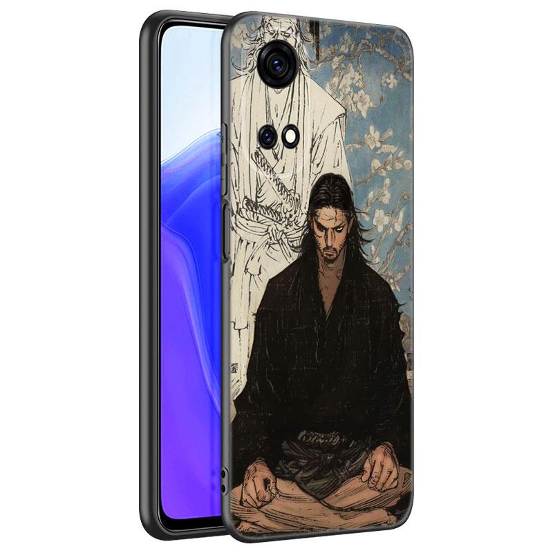 

Чехол для телефона Vagabond Manga Black для Huawei Honor 70 90 Lite X40 GT X50 i X5 Plus X6A X6S X7A X8A X8B X6 X7 X8 X9 4G X9A X9B 5G Honor X9A 5G