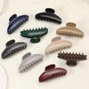 Large Smooth Semi-Circular Claw Clips for Thick Hair - High-End Hair Bun & Shark Clips