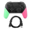 Nintendo Switch Pro Wireless Bluetooth Gamepad Controller (Green Pink). Gaming Controller.