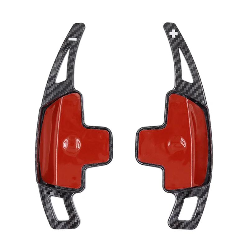 Hot Interior Mouldings 2pcs Carbon Fiber Car Steering Wheel Shift Paddle Shifters Extended For Mercedes Benz E Class W213 2017 2