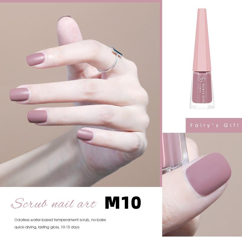 New Water-based Matte Nail Polish Matte Matte Non-tearable No-bake Quick-drying Long-lasting Nail Polish