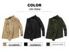 Men's Mid-Length Cotton Jacket - Spring/Autumn, Thin, Casual, Loose, Large Sizes, Dad Style.