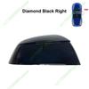 For Tesla Model Y -2026 Juniper Side External Rearview Mirror Carbon Pattern Cover Lower Caps Bottom Shell Frame Replacement