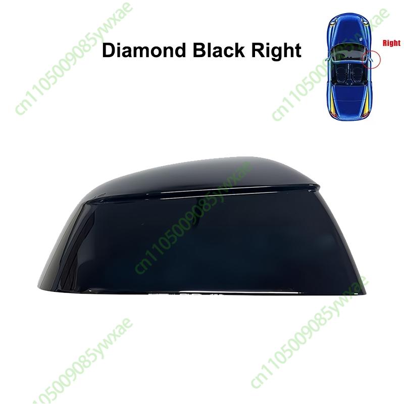 For Tesla Model Y -2026 Juniper Side External Rearview Mirror Carbon Pattern Cover Lower Caps Bottom Shell Frame Replacement