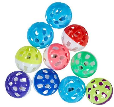 Zooroom | Cat Toy | Plastic Ball with Bell 3.8 - Plastic Ball with Bell 3.8 - 1 Pcs