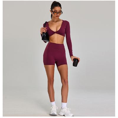 Shorts de Yoga Moulants Effet Push-Up pour Femmes, Shorts de Course et de Fitness, Shorts de Sport Respirants à Séchage Rapide