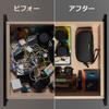 tomtoc Freestanding Gadget YKK Recycled Travel Black Compact, Pouch, Zipper, Materials, Pouch, Water-Repellent,