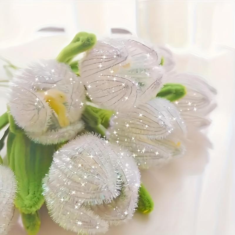 400pcs Chenille Stems Pipe Cleaners Kindergarden DIY Art Craft Materials for Creative Handicraft DIY Felting Animal Skeleton