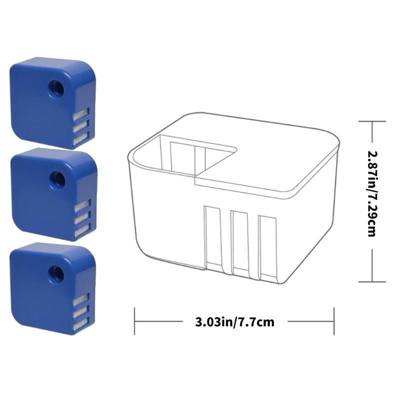 Pack of 3 Water Purification Cartridges for Humidifier PDC51V1 Demineralization Cartridges for V4600 V5100 VUL575