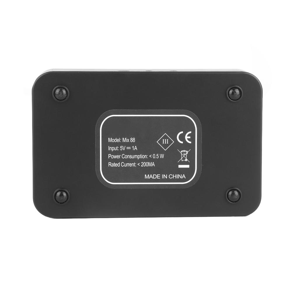 Compact Karaoke Audio Mixer AUX IN/OUT BT Connection Dual Mic Inputs Digital Audio Sound Karaoke Machine for TV/PC & Amplifier