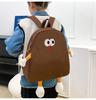 Biscuit Backpack Female Japanese Ins Wind Soft Cute Cartoon Cute Canvas Backpack Girl Student School Bag