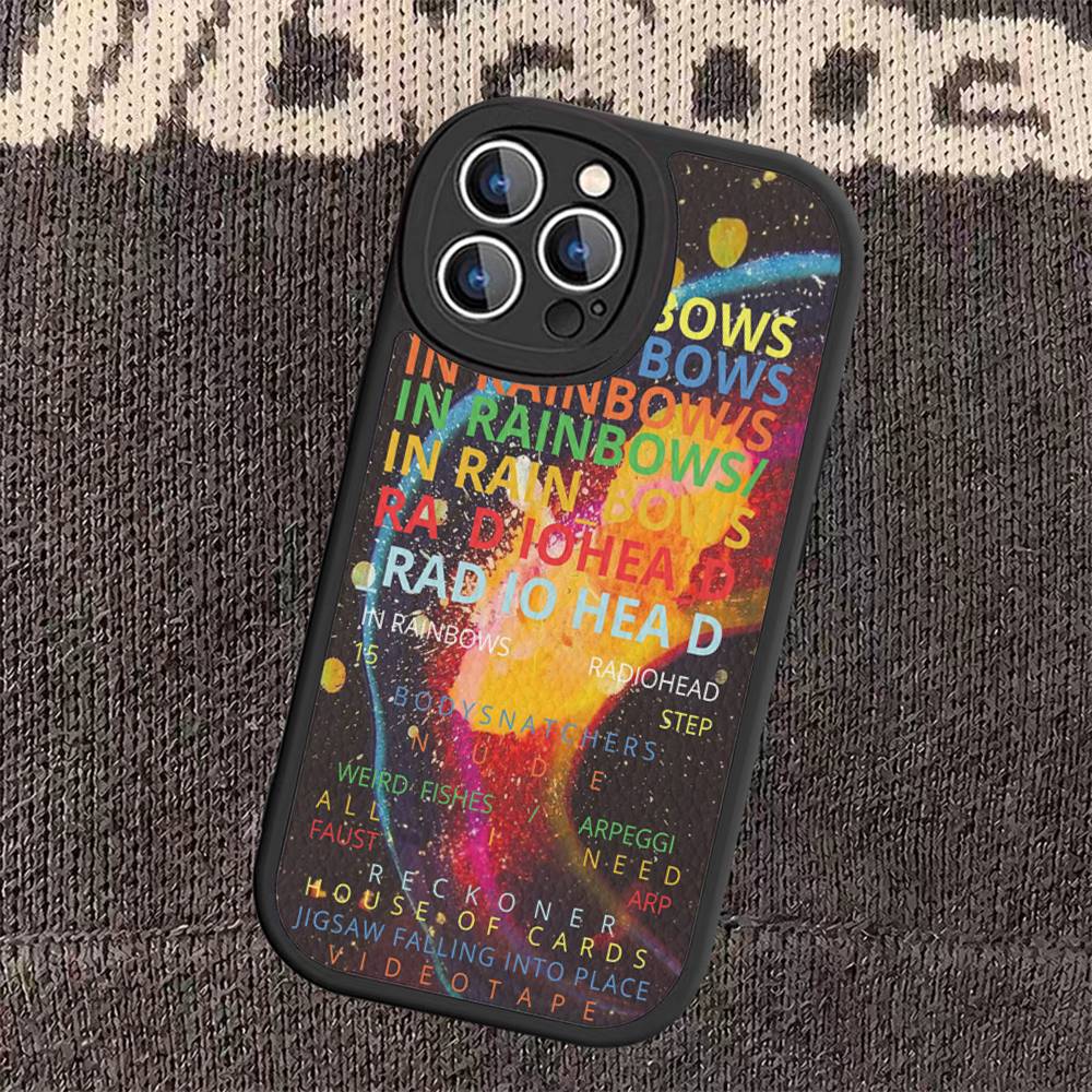 Fashion Design Radiohead Phone Case Hard Leather For iPhone 16 15 14 13 12 Mini 11 14 Pro Max Xs X Xr 7 8 Plus Fundas