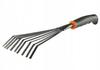 Solid Metal Garden Rake Broom