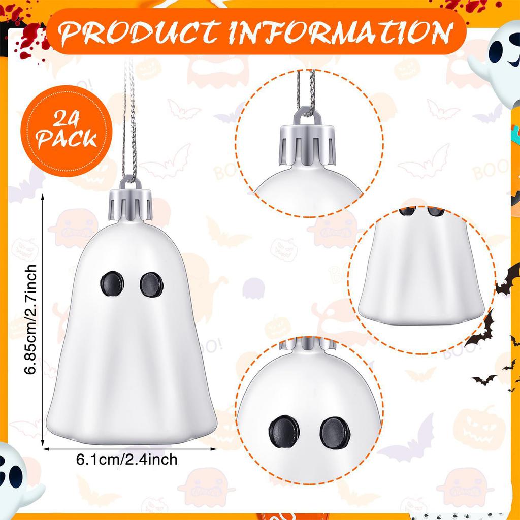 Halloween Ghost Decoration Hanging Ornament for Party Skull Head Gag Gift