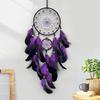 Handgewebter leuchtender Perlen-Traumfänger Buntes Feder-Wandbehang Feder-Windspiel Geschenk