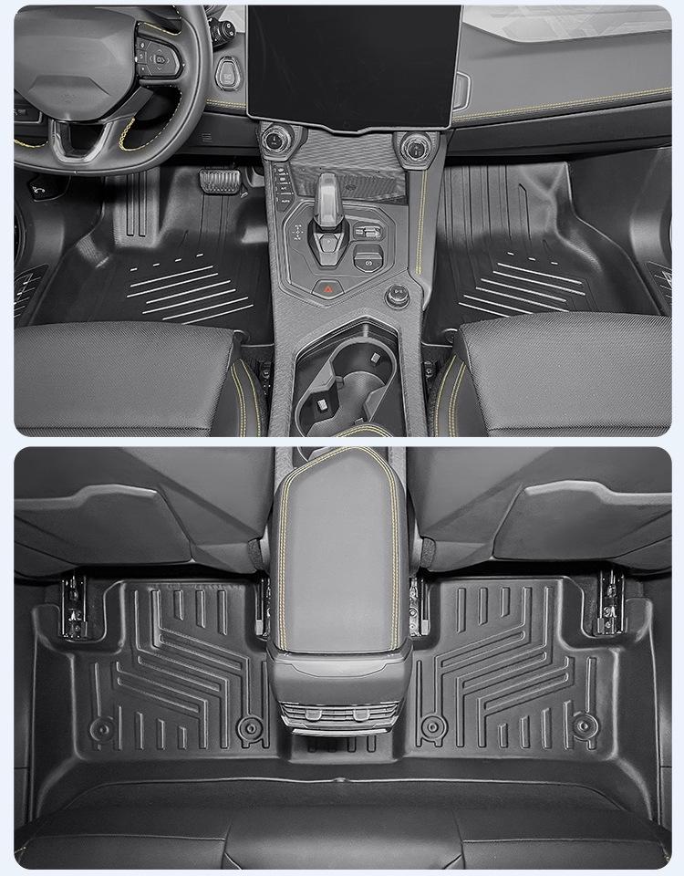 Lynk & Co 01 2WD All-TPE Floor & Trunk Mats (2021-2025) with Backrest Mat