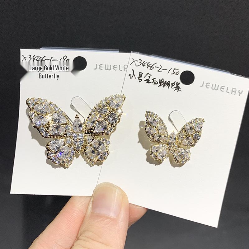 Exquisite French Luxury Butterfly Brooch for Elegant Evening Gowns