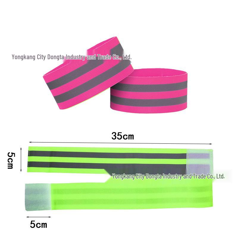 Reflective Running Armband & Wrist/Ankle Cycling Band - Elastic & Protective