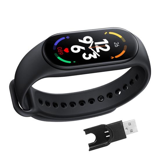 M7 Smartwatch IP67 Wasserdicht Aktivitätstracker Farbbildschirm Herzfrequenzmesser Sportuhr für Herren