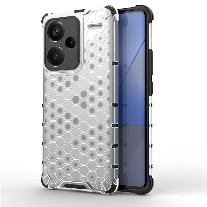 For Xiaomi Redmi Note 13 Pro Plus Case Redmi Note 13 Pro Plus Cover Honeycomb Bumper Protective Phone Case Redmi Note 13 Funda