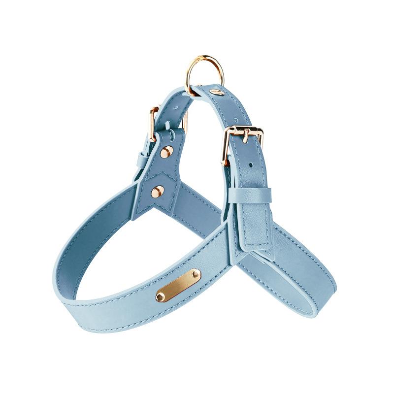 

Loudik Водонепроницаемая кожаная шлейка для груди собаки, набор поводков для питомца, универсальные товары для домашних животных для маленьких и средних собак S