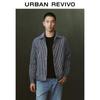 UR Men's 2024 Spring Color-Block Striped Jacket