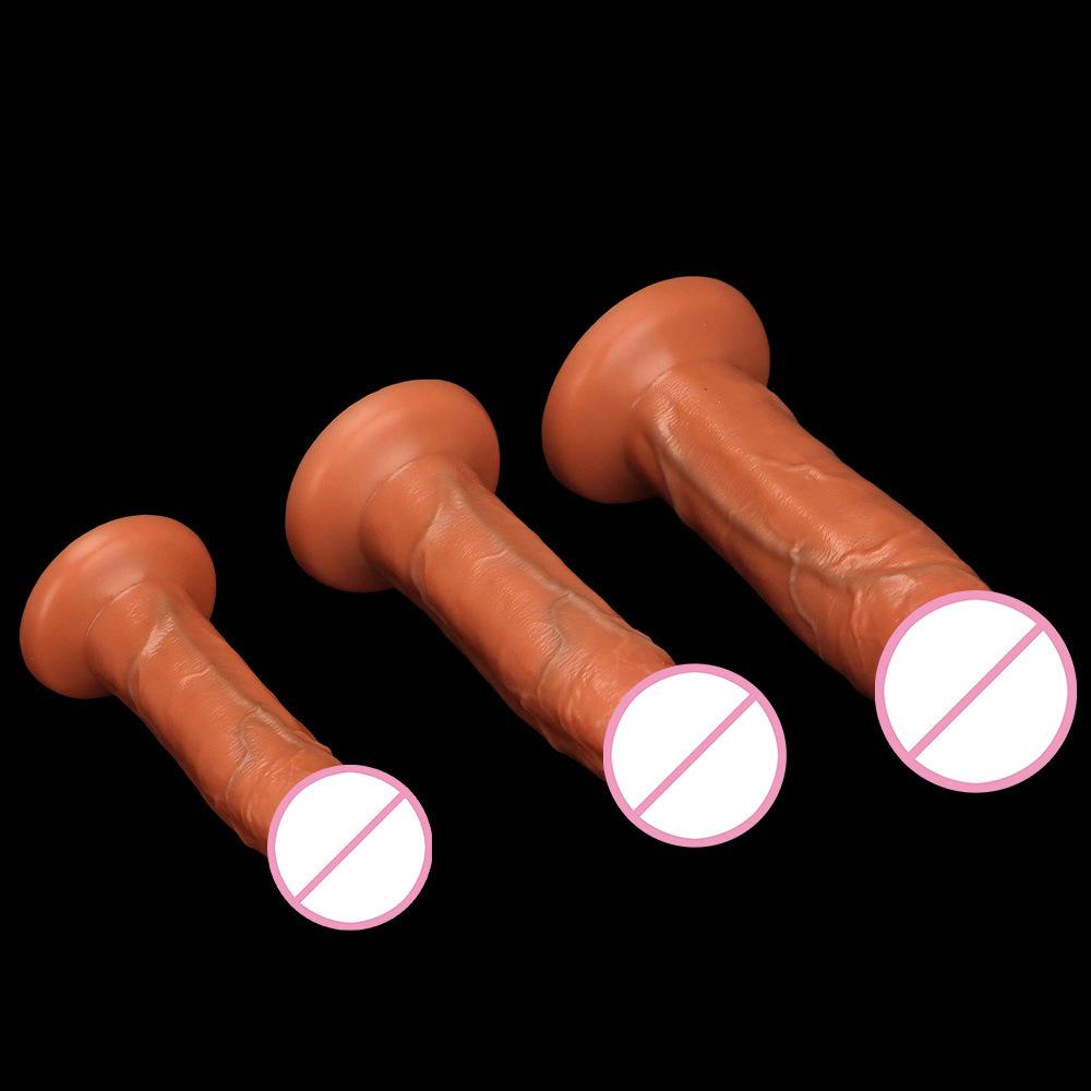 Super Sized Anal Plug Penis Liquid Silicone Simulation Super Sized Dildo Adult Sex