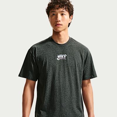 Nike T Shirts Men s Gray Crew Neck Moderate L