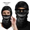 Motorcycle Face Mask, Breathable Skull Balaclava Neck Gaiter, UV Protection Face Cover for Cycling Fishing Outdoor Sports