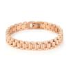 Custom New Dainty Thick Watch Statement Bracelet Fashion Jewelry Stainless Steel Waterproof Watch Band Link Chain Bracelet