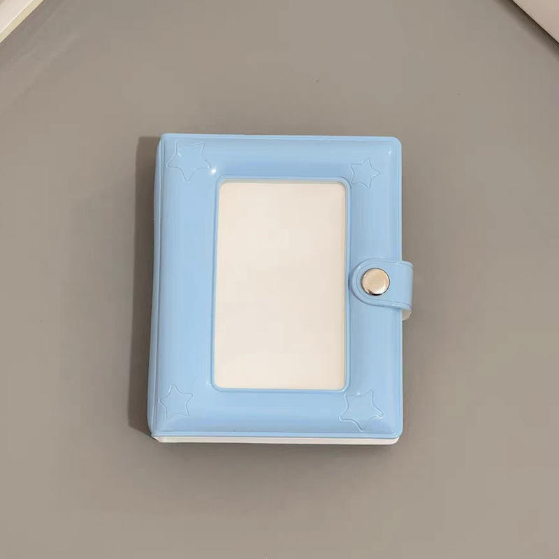 1PC 2/3 Inch Photo Album Kpop Photo Card Holder With Multiple Colors Available Cartoon Album Cards Storage Macaron Color Palette