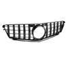 GT Style Front Bumper Grille Grill Fit Benz C-Class W204 C300 C350 2008-2014