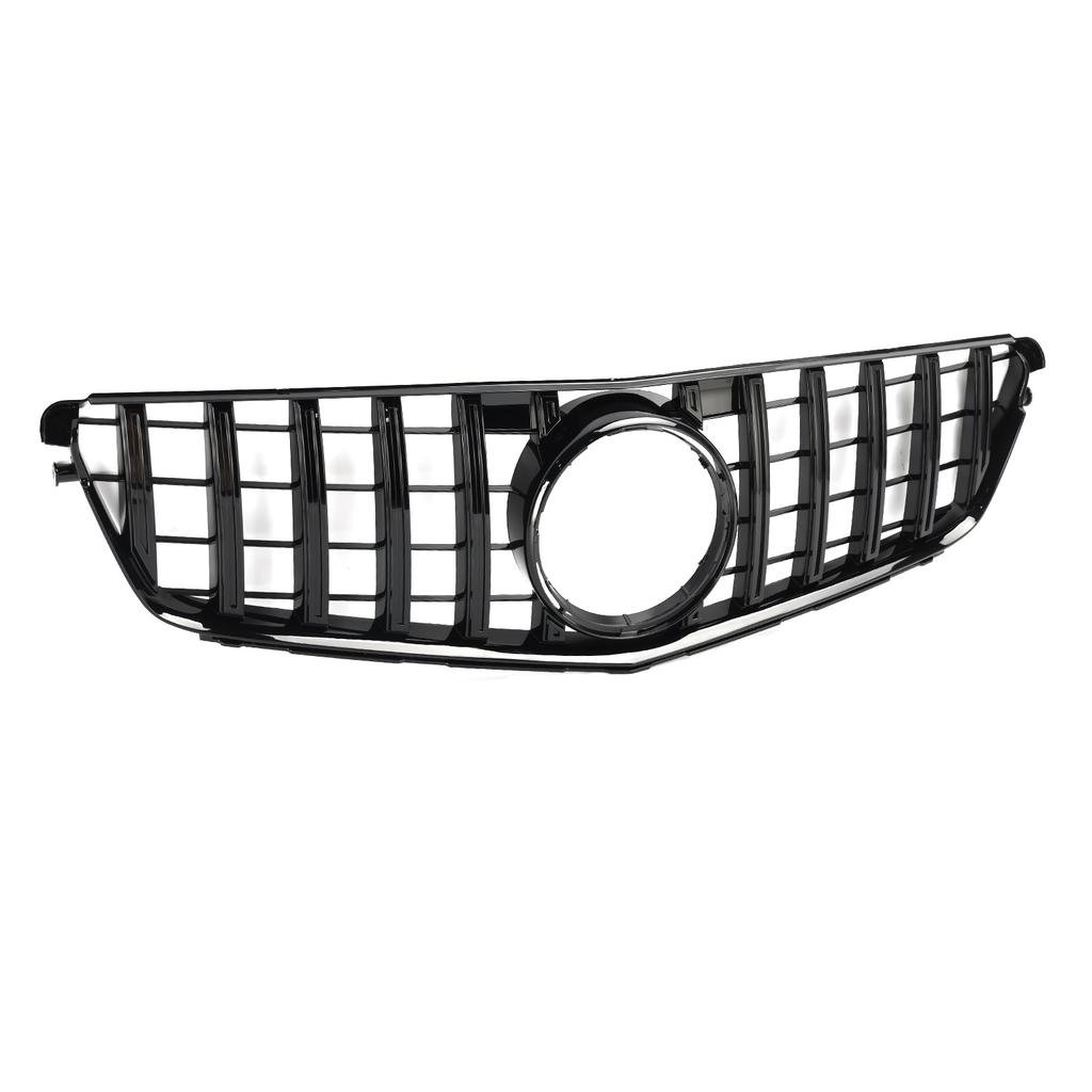 GT Style Front Bumper Grille Grill Fit Benz C-Class W204 C300 C350 2008-2014