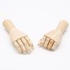 Right Left Wooden Hand Model Sketching Drawing Jointed Movable Fingers Mannequin