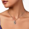 Sunflower and Bee Infinity Pendant Necklace Women Jewelry