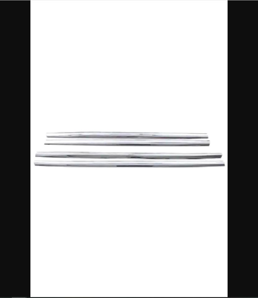 For Volkswagen Vw T-roc Stainless Chrome Window Frame 4 Pieces 2017 To 2025 Compatible Stainless Steel