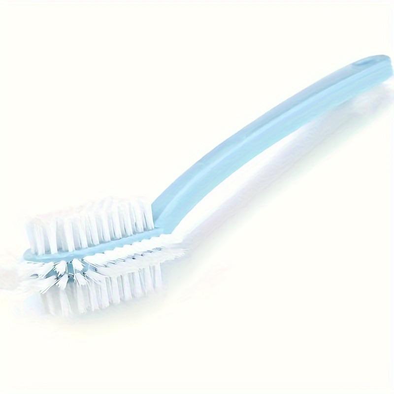 

1pc Multi-Angle Shoe Cleaning Brush Durable PP Material Long Handle Sturdy Bristles with 5-Sided Shoe Care for Home Use синий