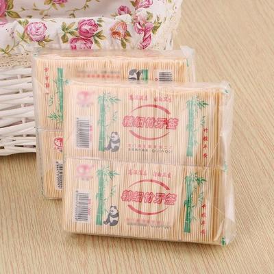 Paket Başı 200 Adet Bambu Kürdan Ağız Bakımı Ahşap Kürdan Bambu Ürünleri Çin Tarzı Kürdanlar