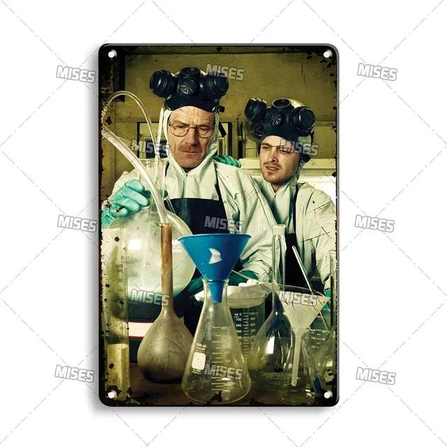 Breaking Bad Classic TV Show Metal Plate Retro Metal Poster for Bar Club Home Studio Wall Decor MISES Vintage Tin Sign