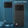 Luxury PU Leather Case For Xiaomi Poco M5 S M5S Back Cover Matte Silicone Protection Phone Case For Poco M3 M4 Pro 4G 5G Coque