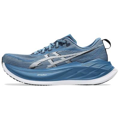 Asics SUPERBLAST 2 Atsparūs trinčiai Žemi Bėgimo Ilgus Atstumus Lenktyniniai Bėgimo Bateliai Unisex Mėlyni Sportbačiai 1013A142-402
